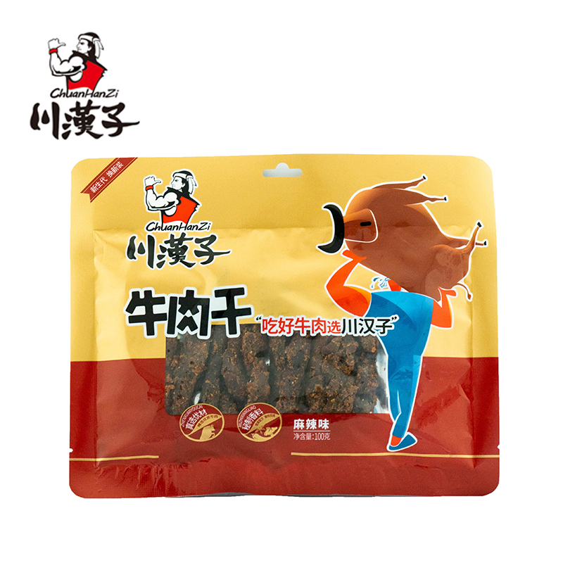 100g麻辣牛肉干